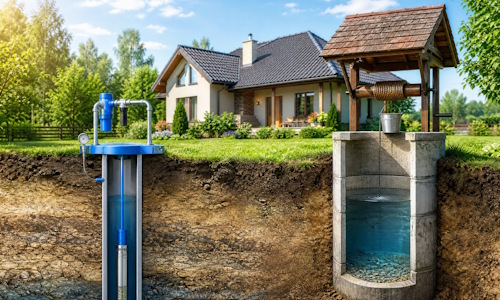 Автономное водоснабжение загородного дома Великий Новгород: скважина или колодец
